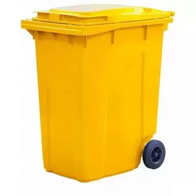 Мусорный контейнер (360л) (Жёлтый)